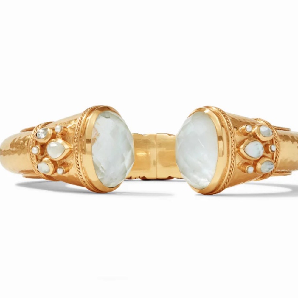 Julie Vos Cannes cuff in iridescent clear